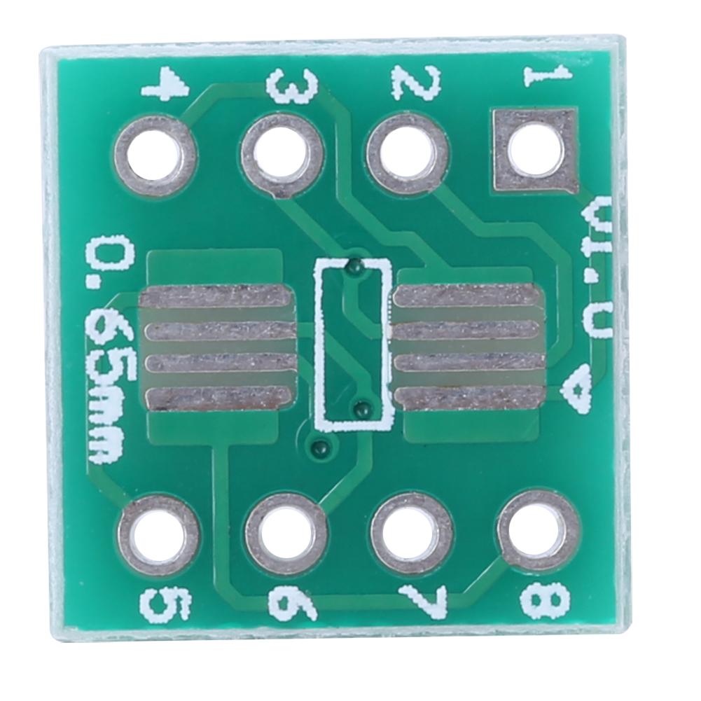 

100PCs Плата адаптера Модуль перетворювача Lightweight SOP8 SSOP8 до DIP8 TSSOP8 DIP SMD до Inline