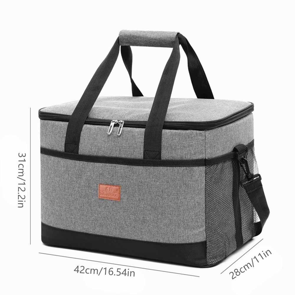 Leak-proof Insulated Lunch Bag Collapsible Picnic Cooler Bag Durable Food Thermo Bag  Work Office