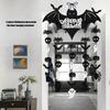 Portable Paper Bat Ornament Easy Install Halloween Window Wall Decorations For Home Office Party