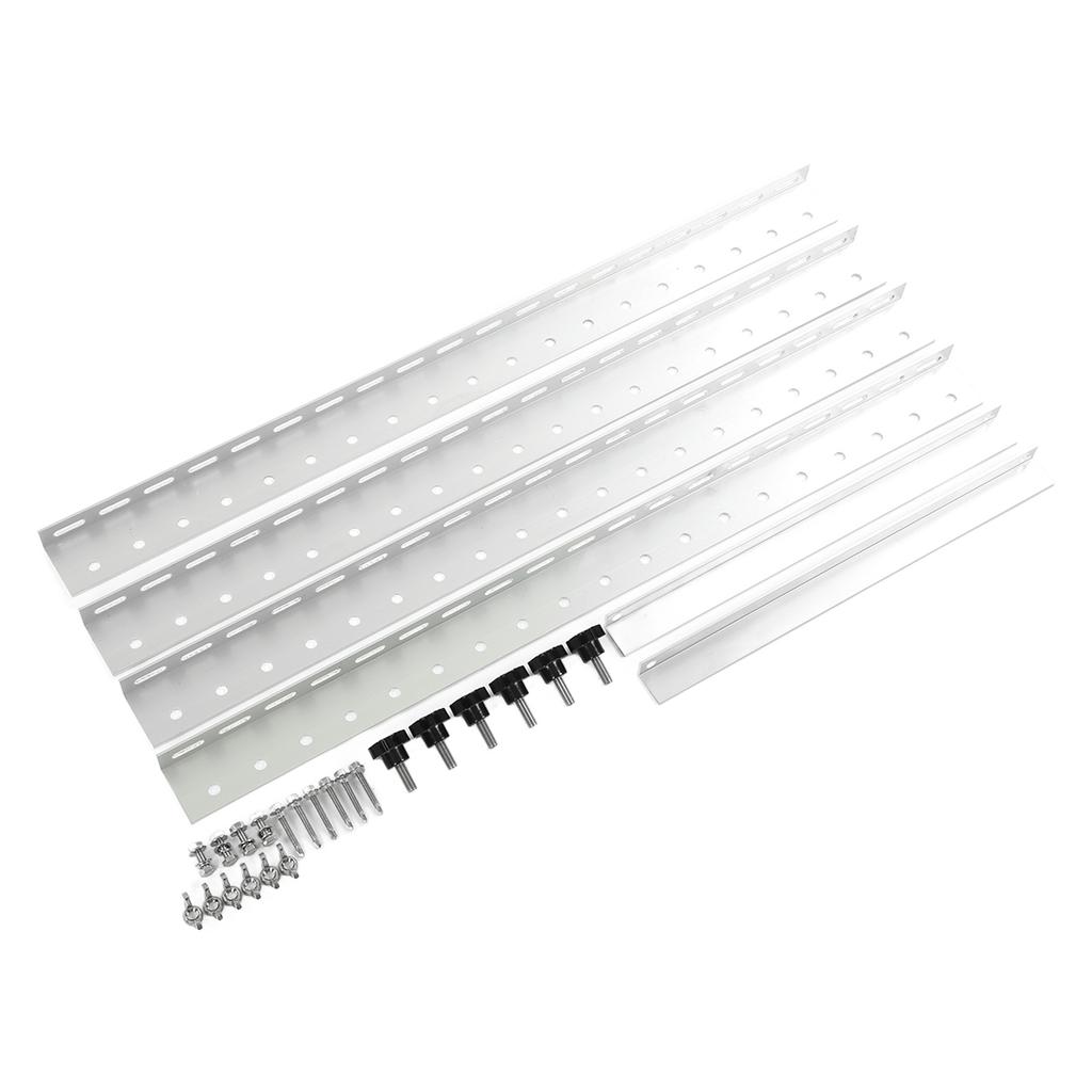 28 Inch Solar Panel Tilt Mount Bracket Portable Aluminum Alloy Triangular Porous Solar Panels Rack Bracket Set for RV