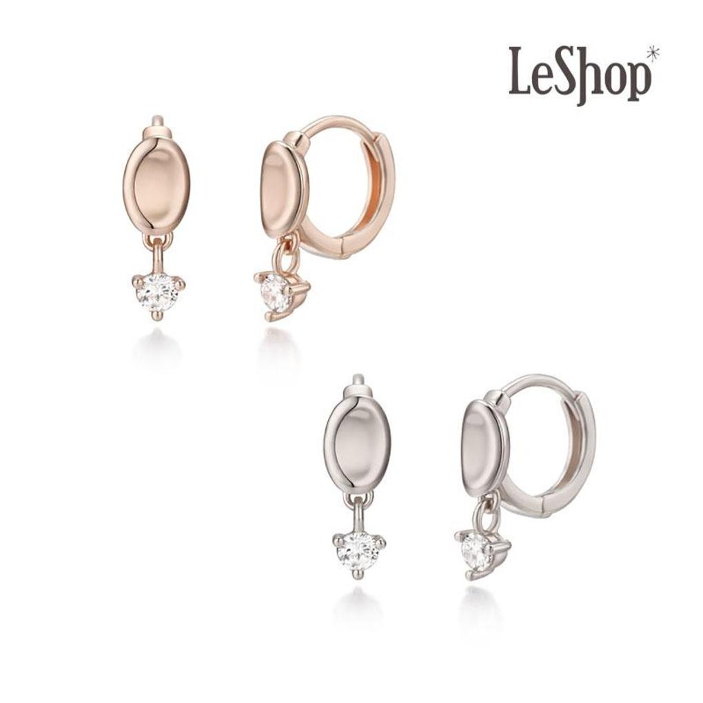 

[LsSHOP] 14K Oval Boat Earrings (Gold Plated)_LJ5013BRE