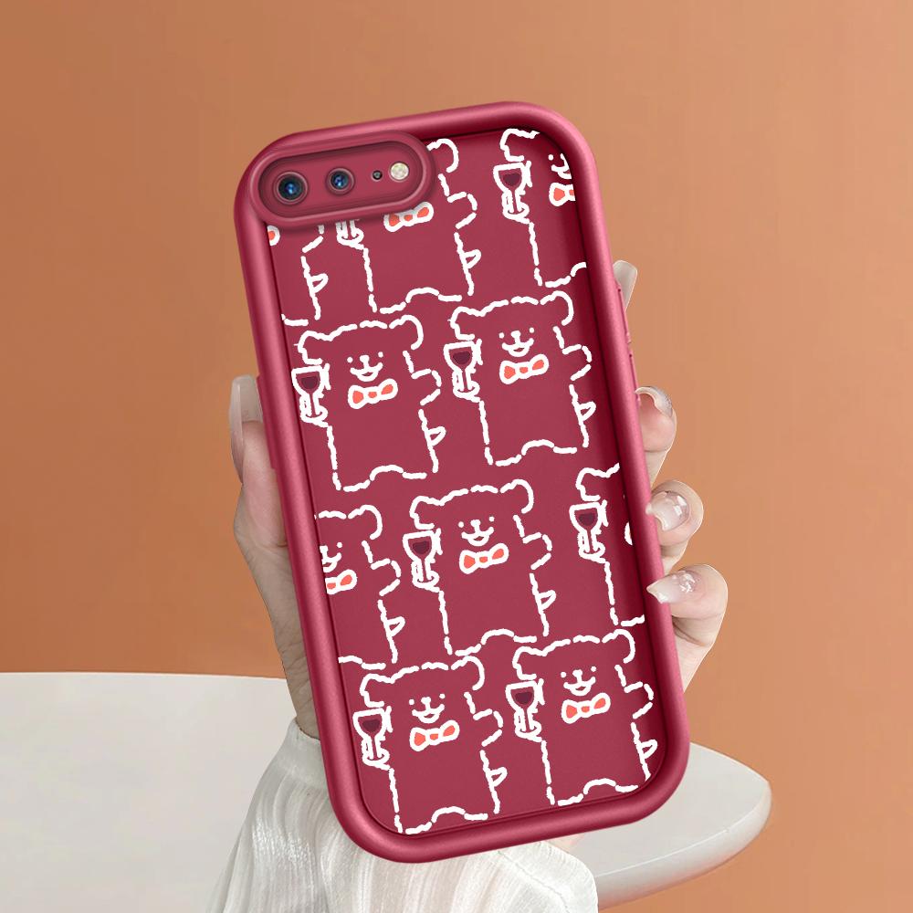 Lovely Cartoon Pattern Phone Case for iPhone Samsung Galaxy Xiaomi Redmi POCO HUAWEI Honor Shockproof Rubber Soft Flexible Cover Casing