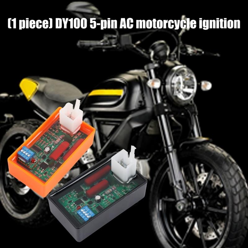 DIP Switches Adjustable Motorcycle Ignitions Coil AC CDI Igniters with Weatherproof ABS Housing for DY100 & 100 150cc Bikes