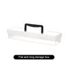 Plastic Organizer Box Transparent Portable Multipurpose Electrician Drill Tool Storage Box Hardware Tool Case