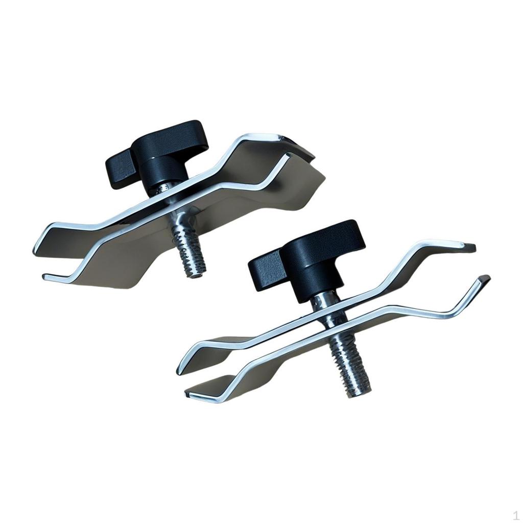 Adjustable Outdoor Umbrella Clamp, Heavy Duty Holder for Camping Cart, Golf Carts, Garden