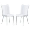 US STOCK Kitchen Dining Room Chairs Set Of 2 Simple Upholstered Side Chair With Backrest For Home Kitchen Living Room