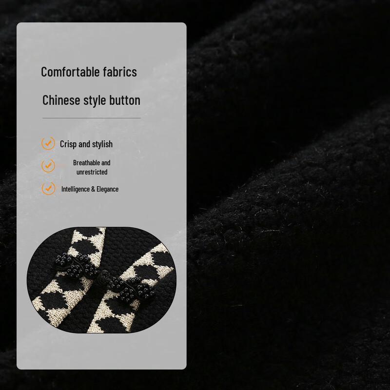 Baolianduo Mid-Aged Women's Elegant Knit Cardigan