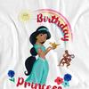 Aladdin Unisex Adult Birthday Princess Jasmine Abu T-Shirt