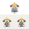 Rubi Dog Plush Toy Cute Sitting Dog Doll With Pp Cotton For Kids Bedroom Decor