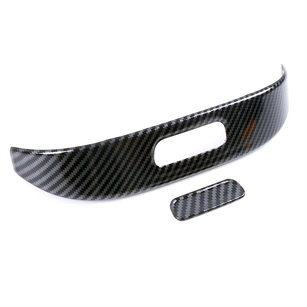 För Mercedes Benz C-klass W206 C200 C220 C260 C300 2024 2024 Bil Mittarmstöd Förvaringslåda Strömbrytare Knapp Ram Skydd Trim Förbättring