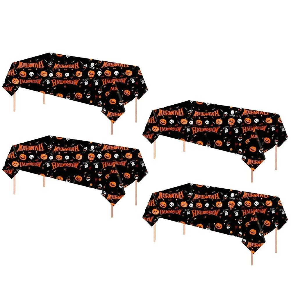 

For Camping For Halloween Gathering Halloween Tablecloth Festive Gathering 137*274cm Easy Clean Party Tablecloth China Mainland