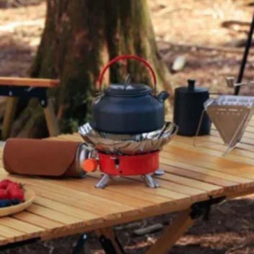 Compact Folding Gas Burner High Power Fondue Gas Cooker Lotus Cassette Stove  Household