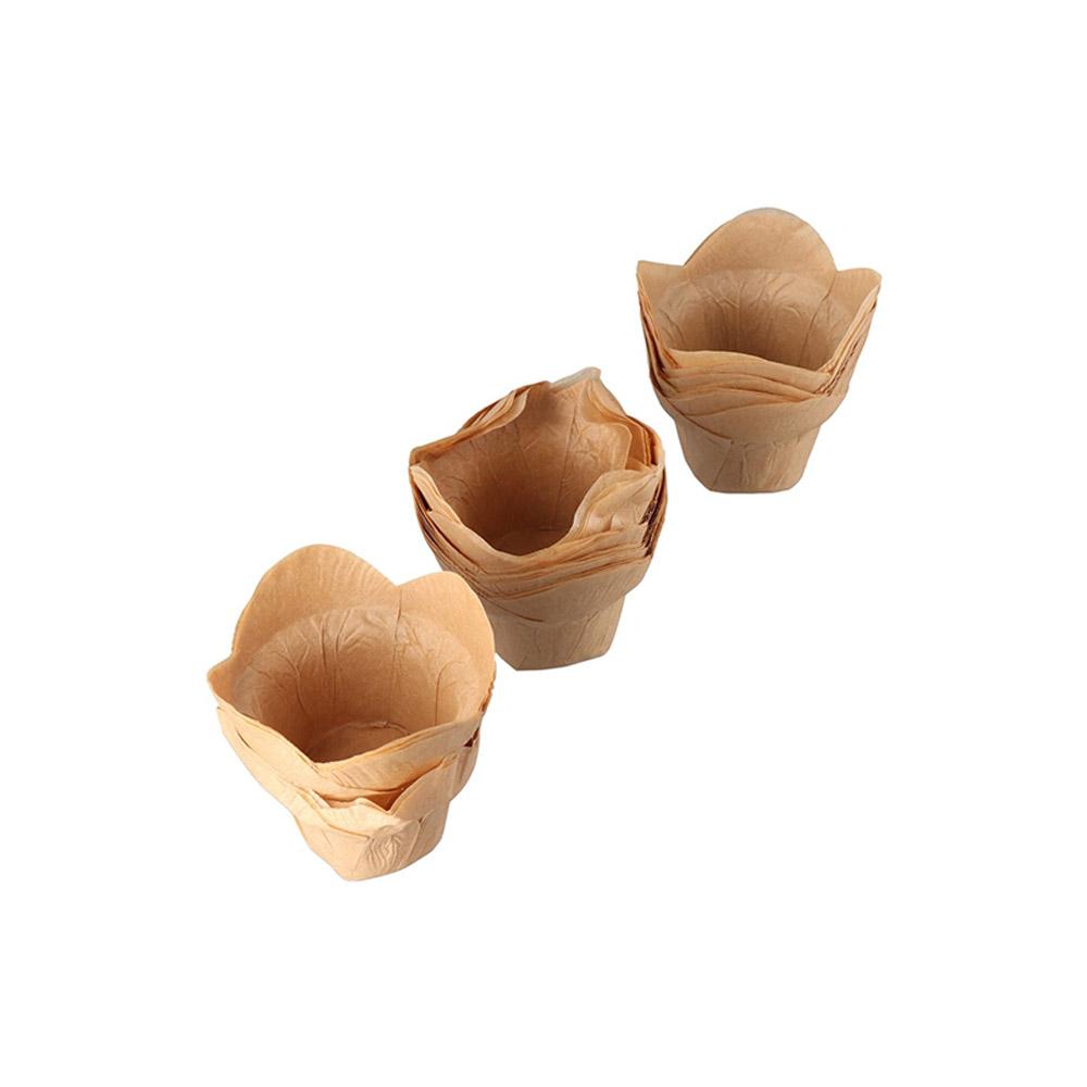 50pcs/pack Muffin Paper Cup Kitchen Cake Mold Baking Cup Cupcake Liner Cake Wrapper Flower Shape
