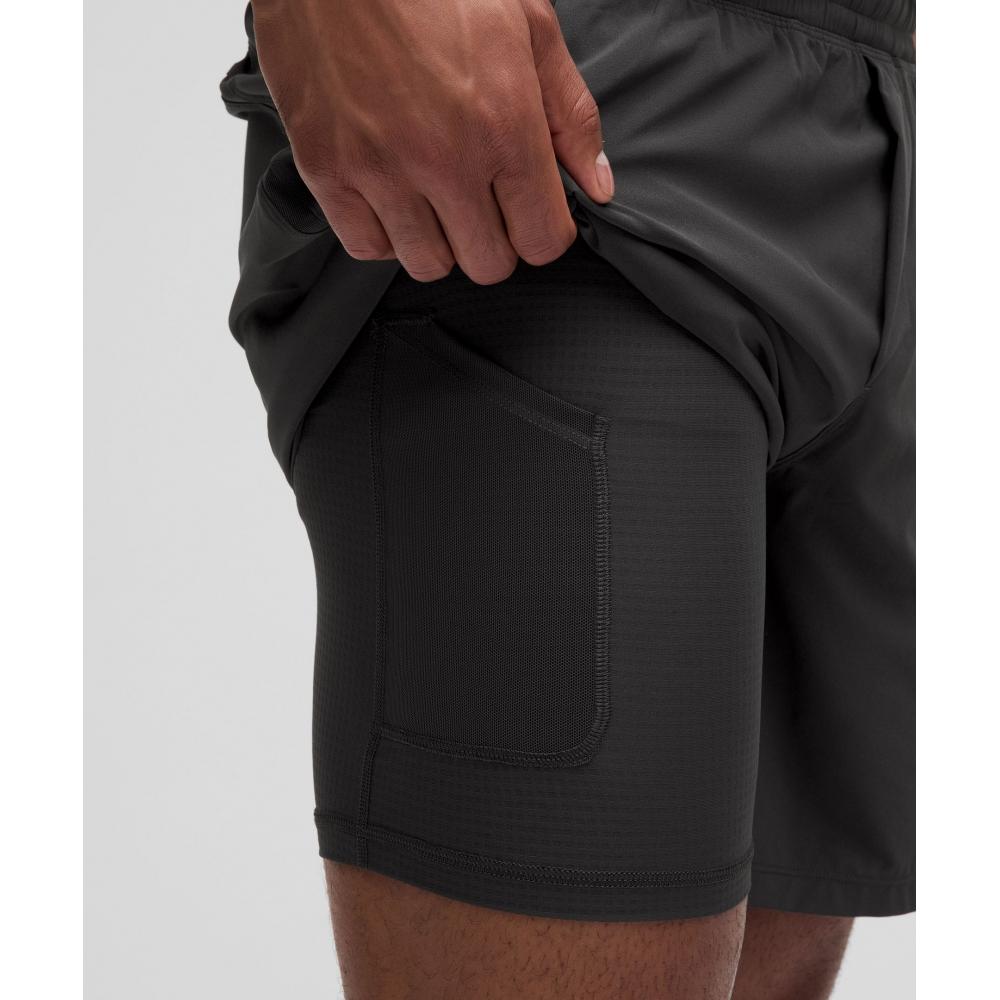 Lululemon Pace Breaker Lined Short 7  Graphite Grey