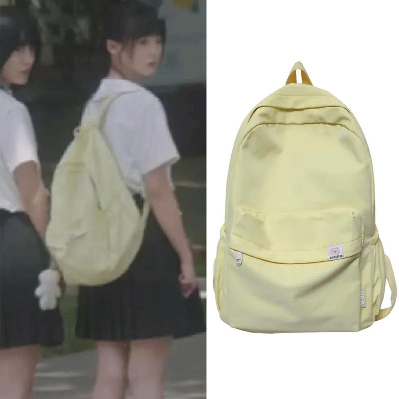 Backpack Female Korean Version Mori Simple and Versatile Junior High School College Student Schoolbag Large-capacity Backpack
