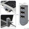 ELECOM USB Hub A Port x 3 Functional Direct Plug Gray Compatible with and other notebook PCs U2H-TZ325BGY/EC USB2.0 MacBook/Surface/Chromebook