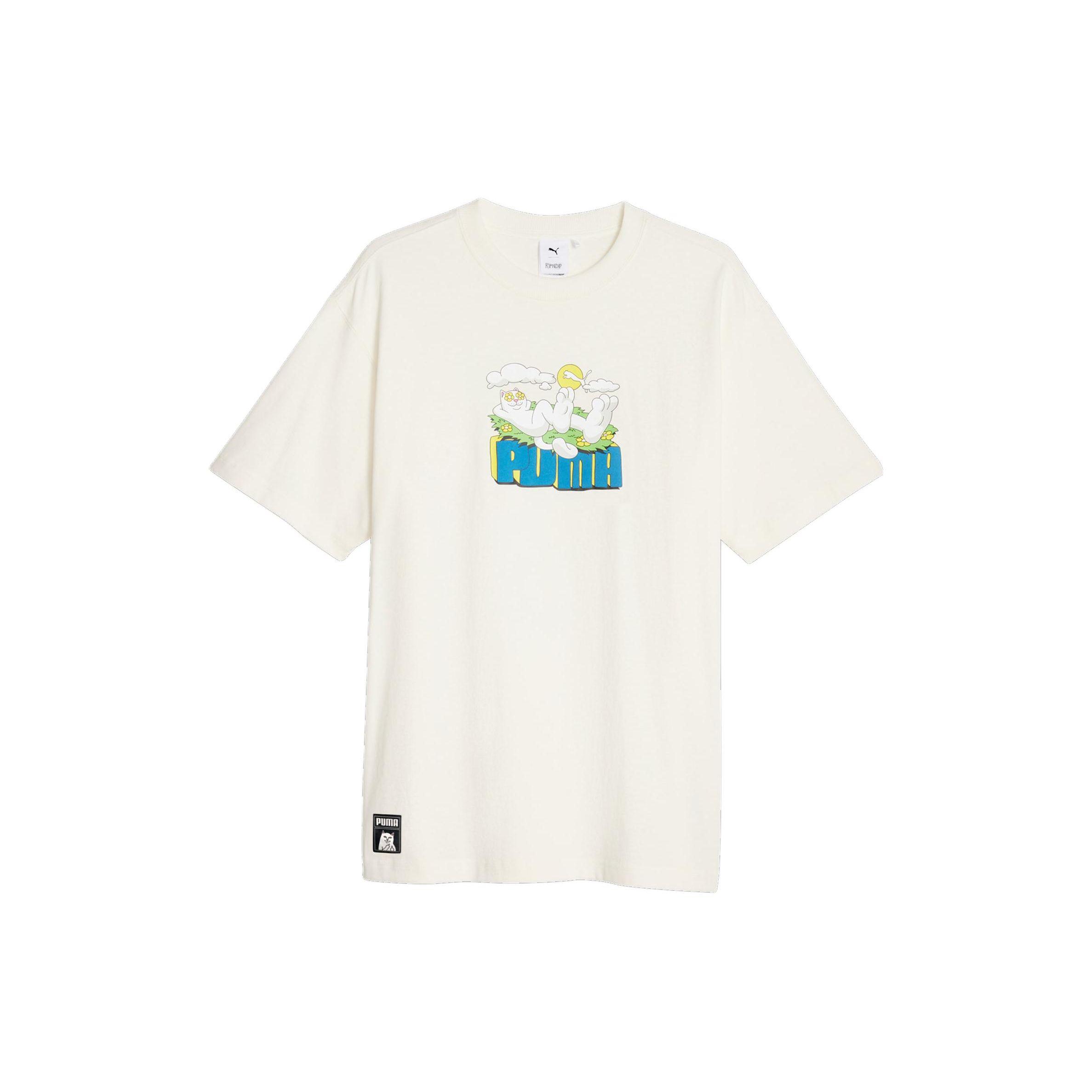 PUMA x RIPNDIP T-Shirt  Warm White  622196-65 S