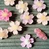 30pcs Thumbtack Pins Flower Shape Resin Cherry Blossoms Push Pins Cork Board Decorative Thumbtacks Office School Acc Supplies