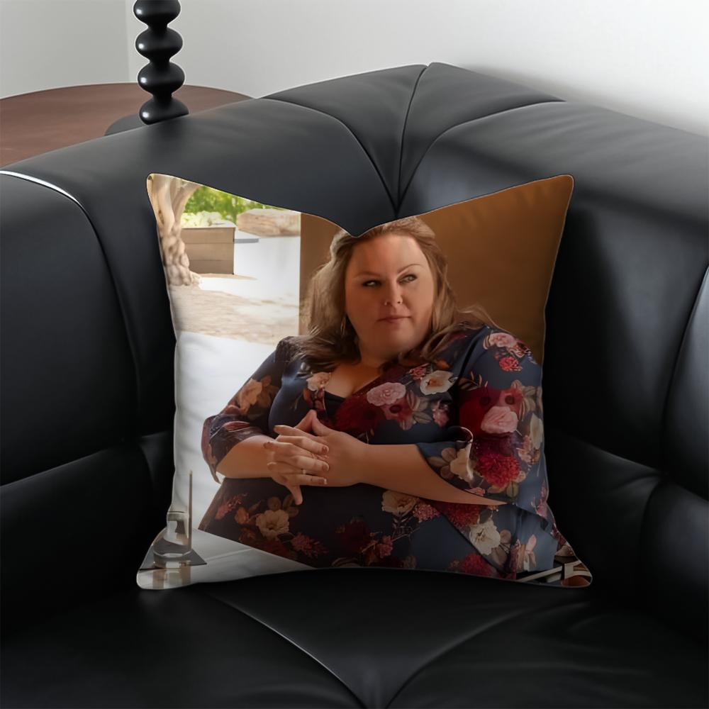 KKate Pearson Pillow TV Character Cushion Cover Pillow Case Antidustmite Invisible zipper silky plush cushion