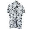 unused marie claire SPORT Floral Short sleeve Half zip shirt M UV cut Women Used