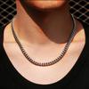 8MM Stainless Steel Cuban Chain Necklace for Men Jewelry Male Neck Punk Accessory