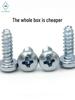 Galvanized Grade 8 Phillips Flat Head and Pan Head Self-Tapping Screws ST2.2-5.5