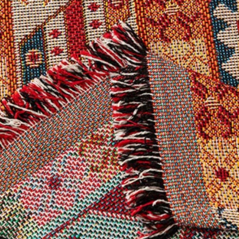 Bohemian sofa towel universal cover, universal in all seasons, non-slip and anti-cat scratching sofa cushion cover