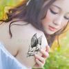 10pcs/lot Waterproof Temporary Tattoo Stickers Angel Wings Fake Tatto Flash Tatoo Neck Hand Back Foot Body Art