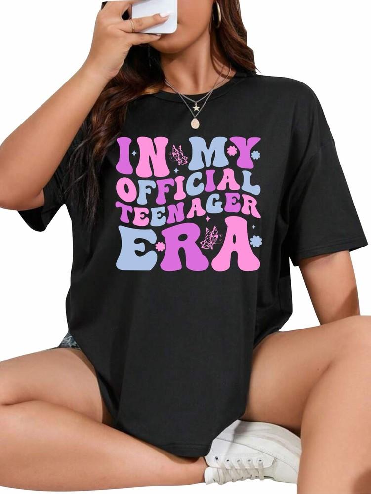 

In my Official Teenager Era T Shirt, In My Teenage Era Shirt Boys Girls T-Shirt 2XL