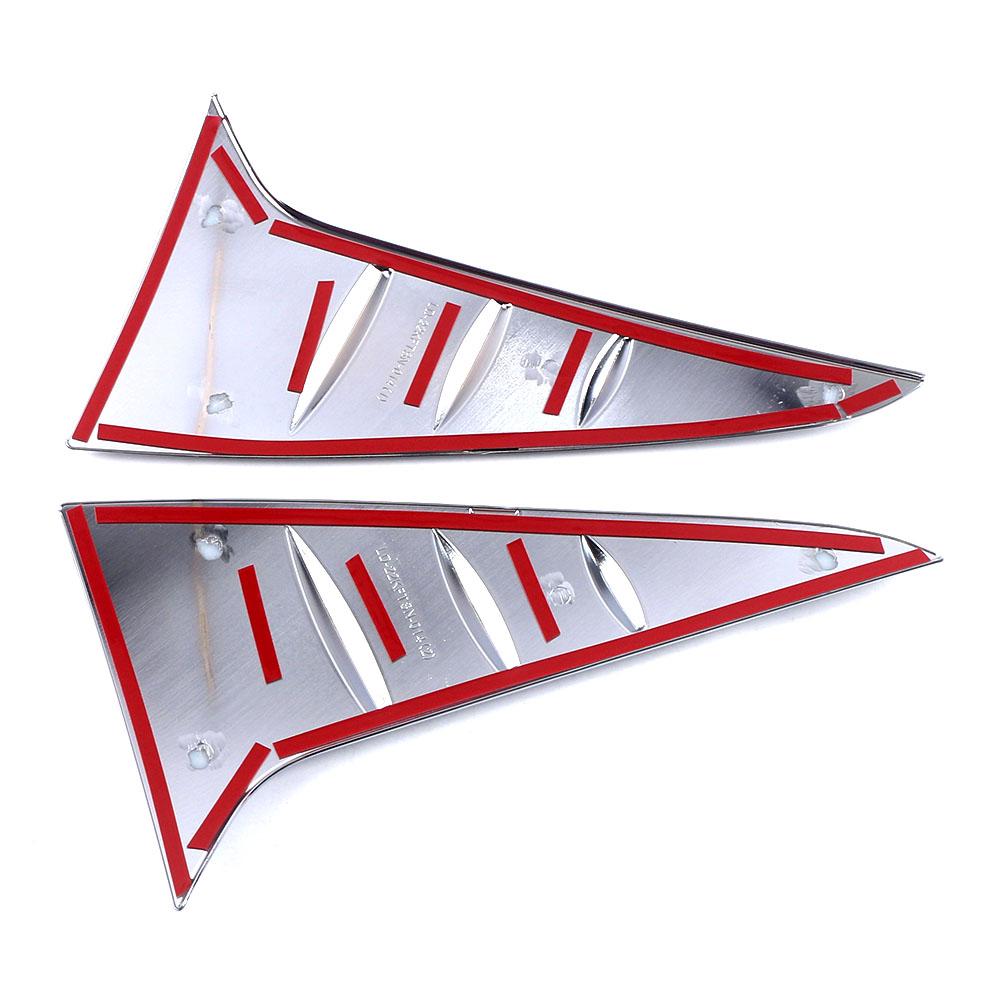 For Toyota Sienna 4th 2024 2024 2024 Car Styling Carbon Chrome Rear Window Spoiler Side Wing Triangle Cover Trim Molding Garnish