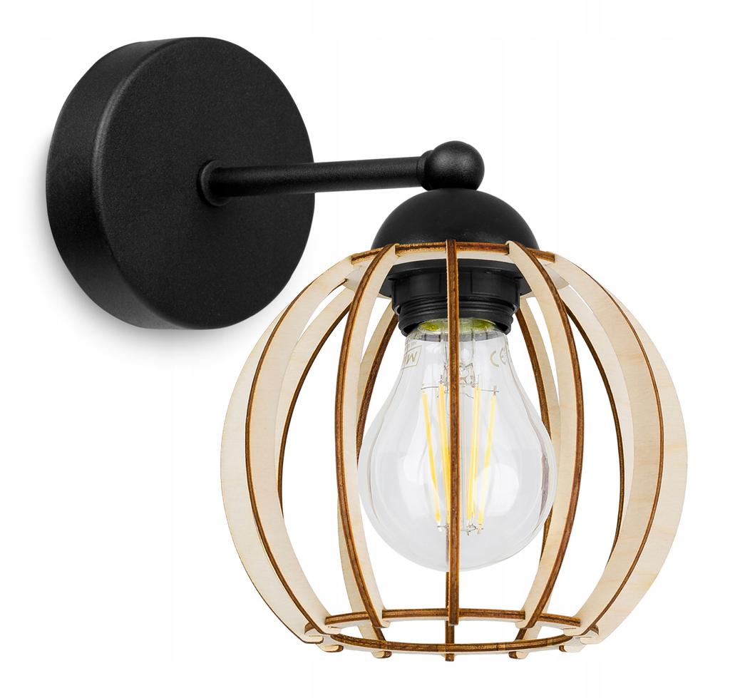 Wall Lamp, Square Lamp, Ceiling Lamp, Wooden Lampshade, Led