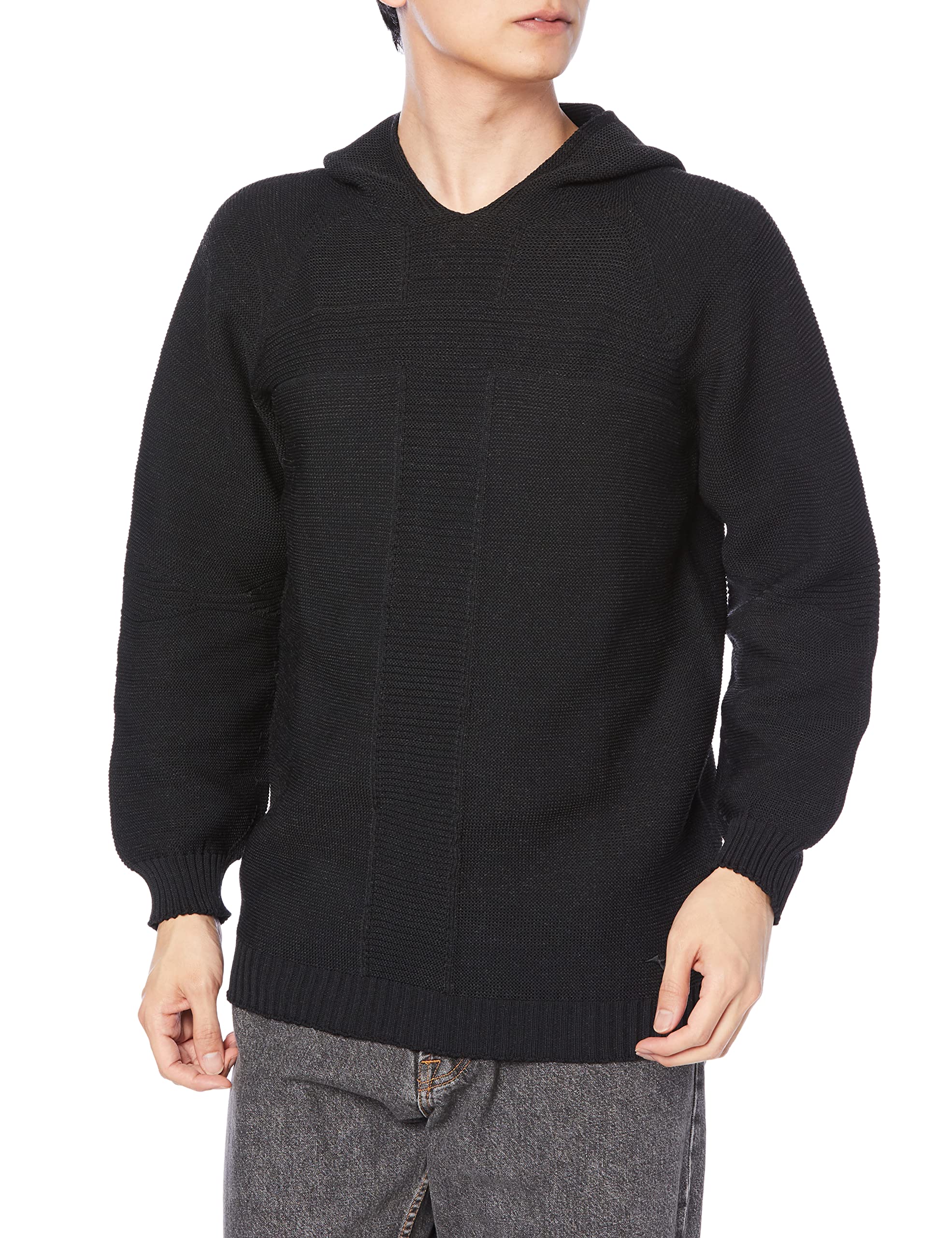 

Mizuno B2MC1511 Whole Garment Knit Size M Men s Hoodie, Seamless, Moisture-Wicking, Heat-Generating, Sportswear, Black, чёрный