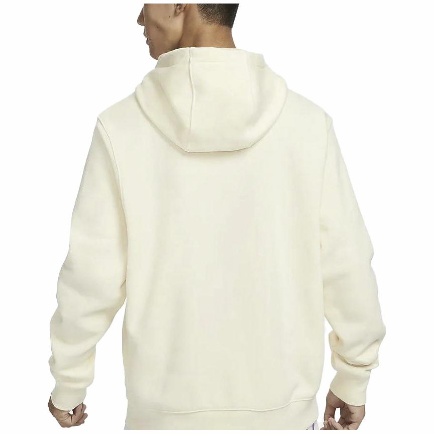 Nike Club Fleece Patch Pullover Hoodie Men Hoodies Coconut-Milk FB8440-113