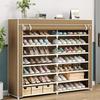 Multi-Layer Dustproof Shoe Cabinet with Large Storage Capacity for Home or Dormitory Use