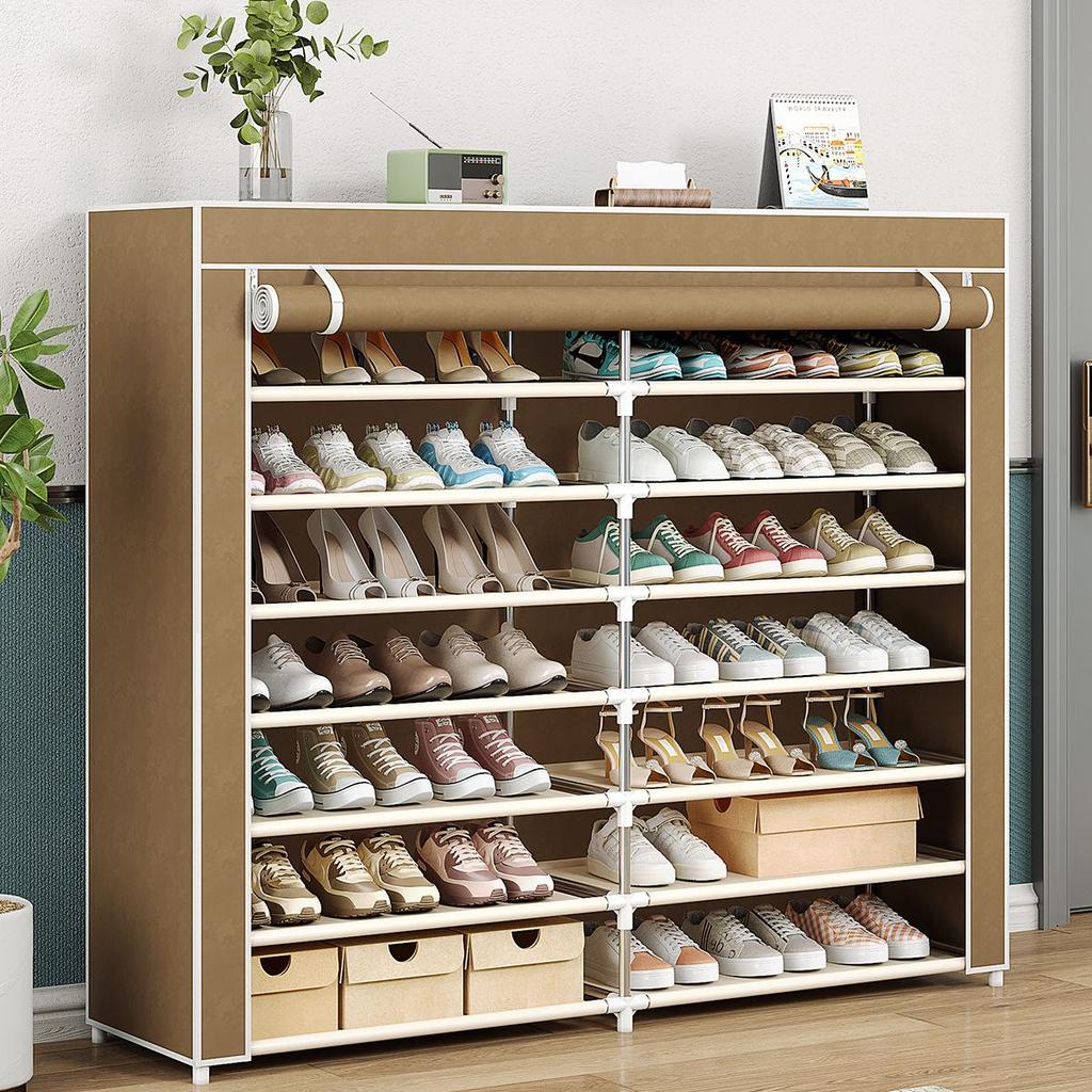 Multi-Layer Dustproof Shoe Cabinet with Large Storage Capacity for Home or Dormitory Use