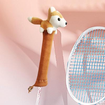 Badminton Racket Grip Cover, Knitted Non-slip Protector Cartoon