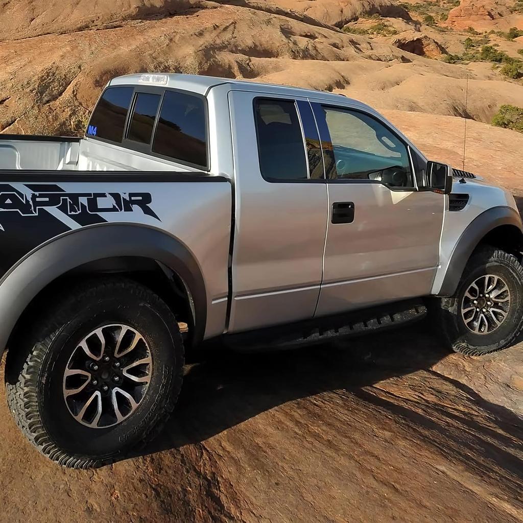 ACLONG Pillar Posts Door Window Trim Glossy Black Stainless Steel Compatible with Ford F-150 Super Cab Crew Lincoln Mark LT 2004-2014, Anti Scratch