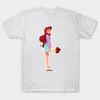 Asian Size Men Print T-shirt Ariel No-Cut Heat Transfer Print Cotton Tshirt