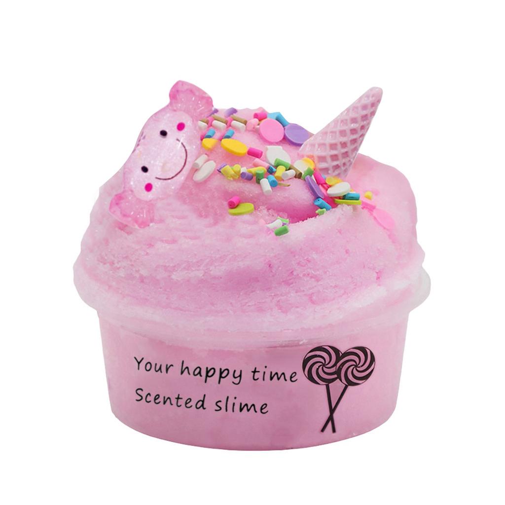 60ml Cotton Candy Cloud Ice Creamcone Slime  Scented-Clay Toy