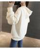 Korean Style 2026 Spring Autumn Loose Pullover Hoodie for Women - Trendy College Sweatshirt