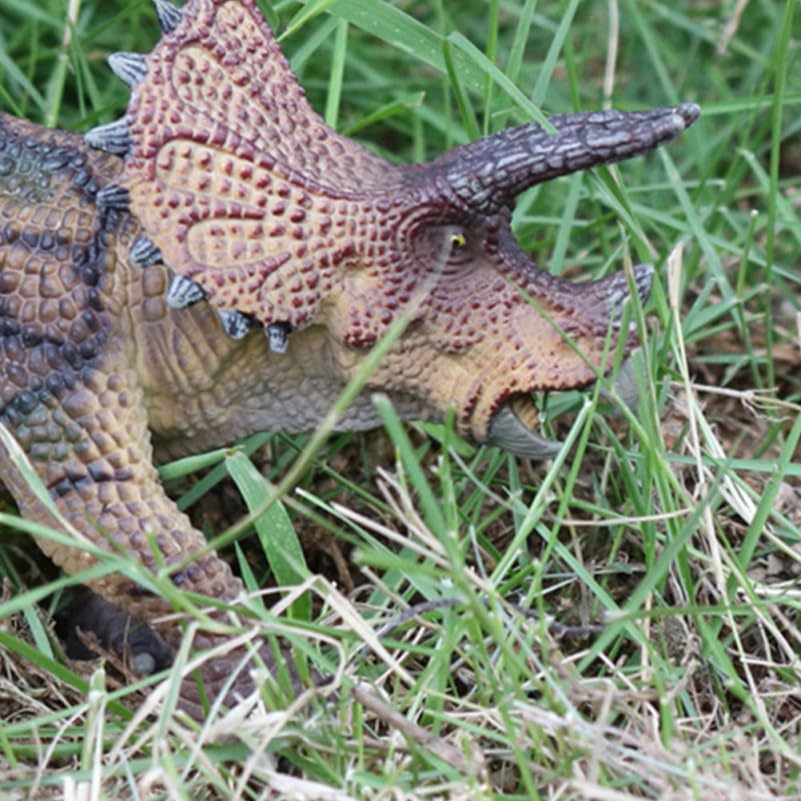 Lurrose Dinosaur Triceratops Durable Plastic Perfect Birthday Gift for Boys and Kids Toy, Model, Figure,