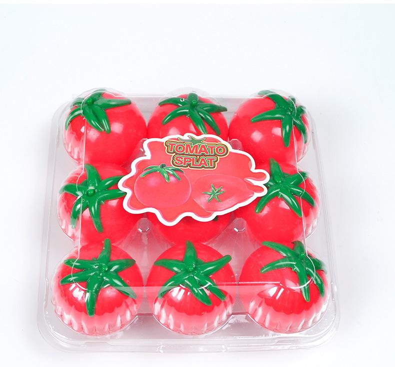 Onbreekbare Tomaat Knijp Water Bal Fruit Simulatie Fidget Squishy Stressverlichting Vent Speelgoed