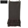 PLEATS PLEASE [Good Condition] PP03-JG606 Lace-trimmed Pleated Long Skirt Skirt 3 BrownUsed