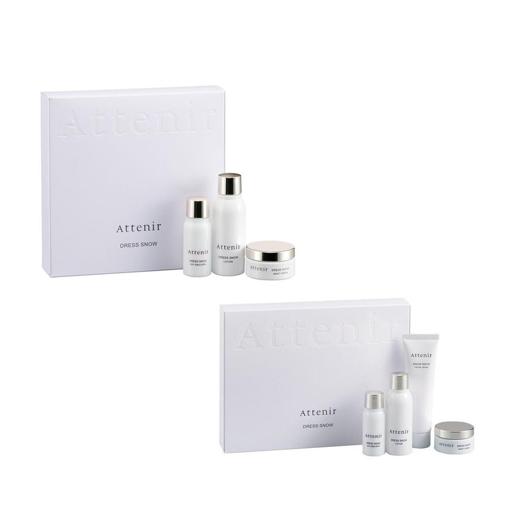 Attenir Dress Snow Whitening Series Trial Set  Trial Set with Facial Wash