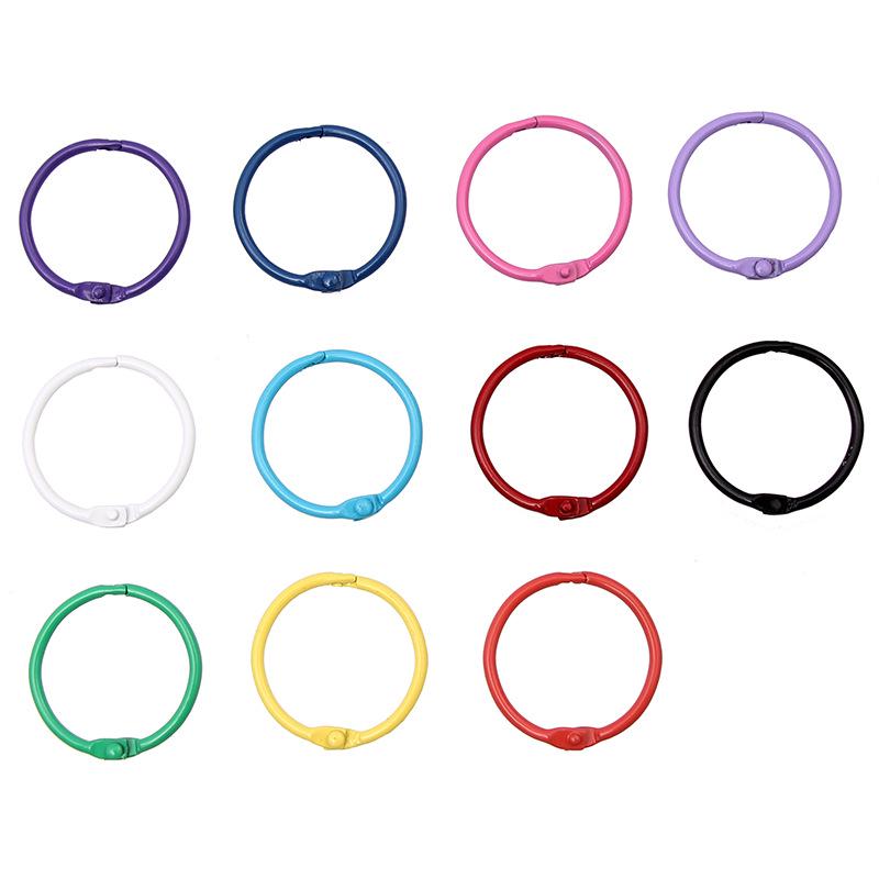 DIY brelok do kluczy: Metalowe ogniwko zaciskowe 30 mm z wykończeniem lakierem wypiekowym