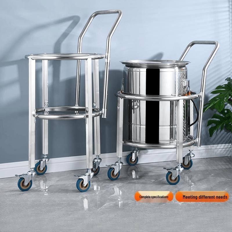 Jundingying Upgraded 40cm Six-Wheel Bucket Cart