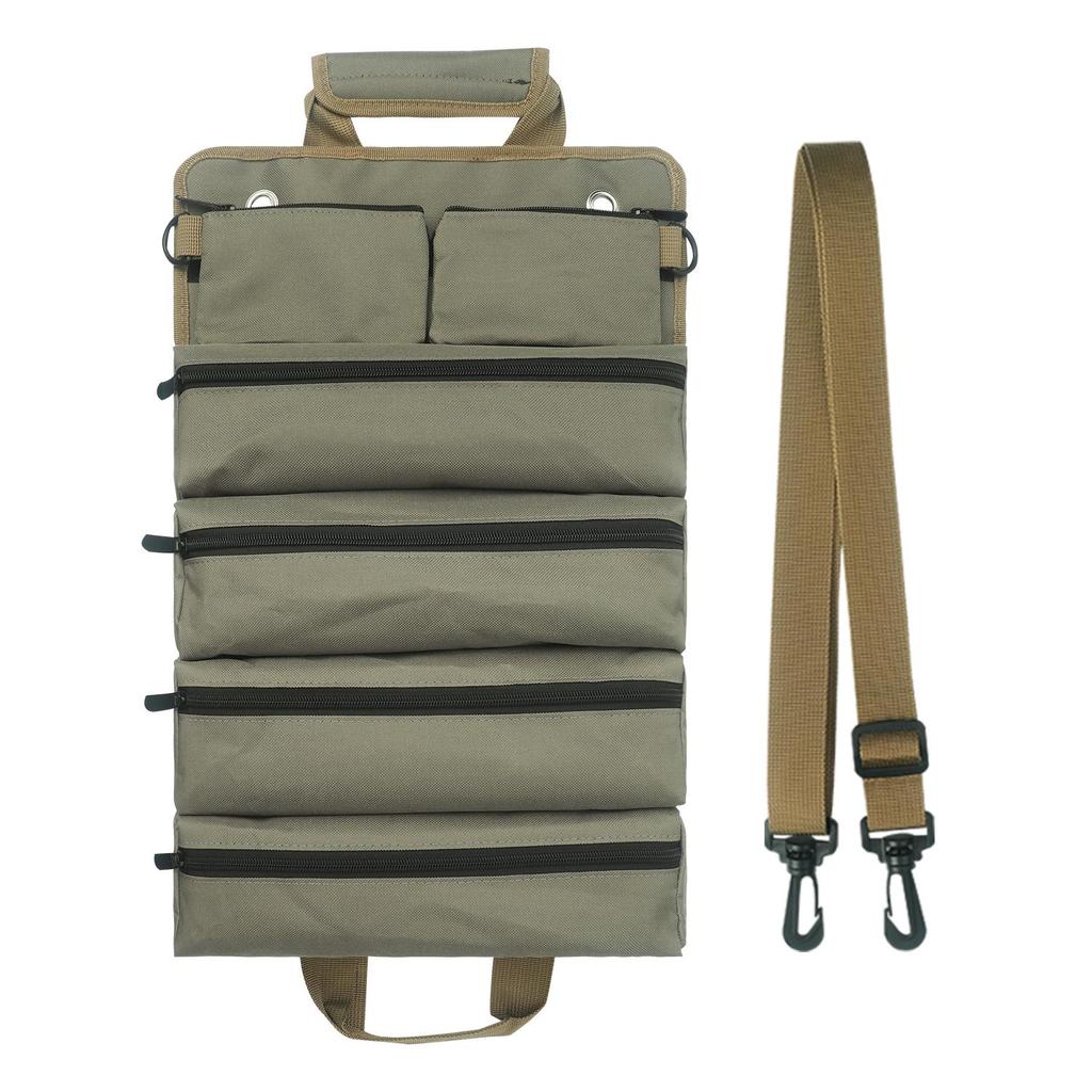 Verschleißfeste Canvas-Werkzeugtasche: Multifunktionaler Hardware-Organizer für Elektriker & Schreiner