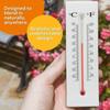 Plastic Hidden Thermometer Container Thermometer Decorate White Diversion Compartment Storage Compartment Hide Container Outdoor