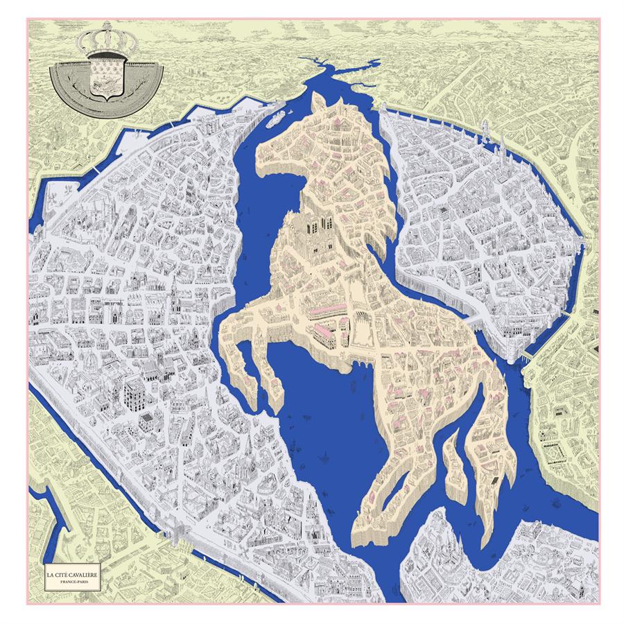 90Cm Classic Checkered Horse  Square Scarf Women Twill Silk Scarf Shawl Hijab Luxury Bandana Foulard Neckerchief Head Scarf