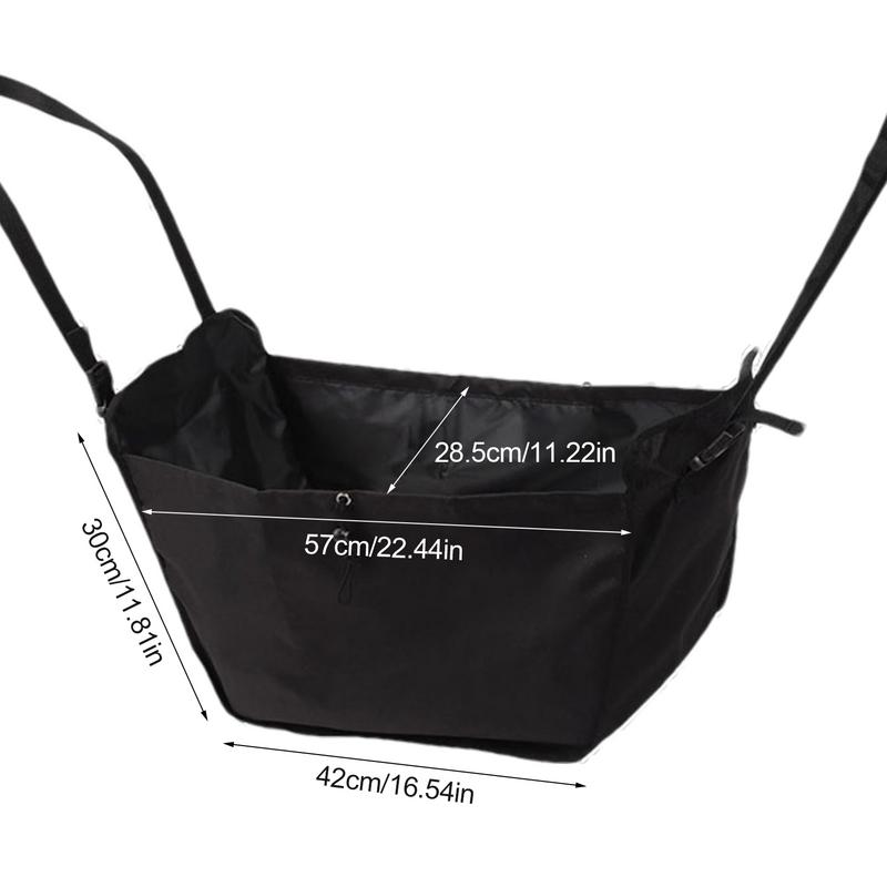 Car Seat Storage Hammock Passenger Seat Storage Travel Bag High Capacity Reusable Tear Resistant Oxford Cloth Behind Seat Car